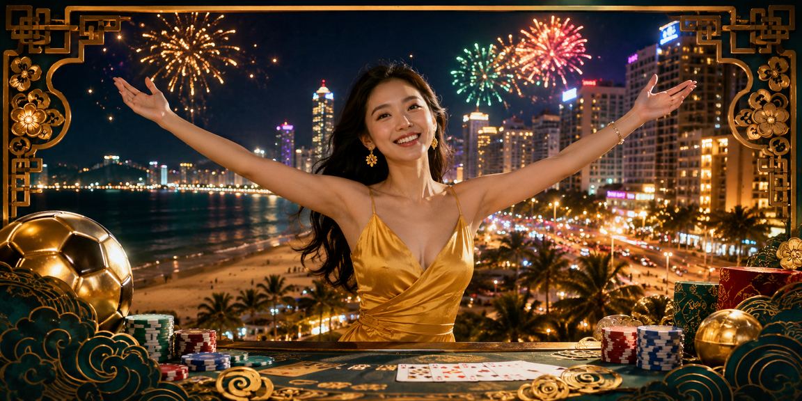 Không khí lễ hội card game tại Nha Trang – người dùng truy cập xscm qua điện thoại bên bờ biển